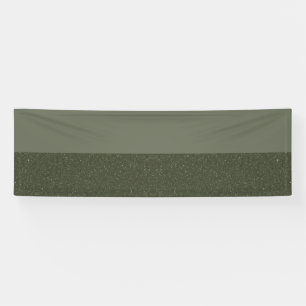 Banderoles Bandeau personnalisé Effet de Bruit Vert Moussu