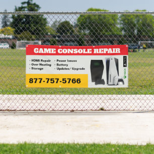 Banderoles Bandeau publicitaire de la console de jeu