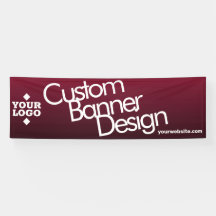 Bandeau publicitaire sur le logo de l'entreprise