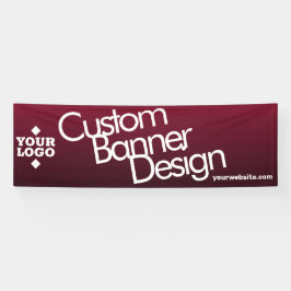 Banderoles Bandeau publicitaire sur le logo de l'entreprise