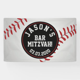 Banderoles Baseball Bar Mitzvah