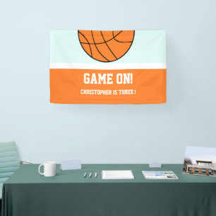 Banderoles Basket-ball 3e anniversaire