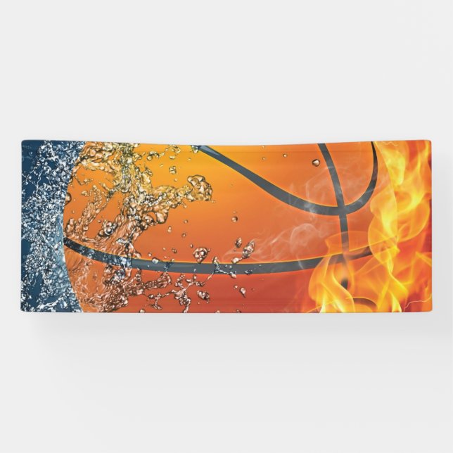 Banderoles Basket flamboyant (Horizontal)