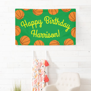 Banderoles Basketball Sports Anniversaire