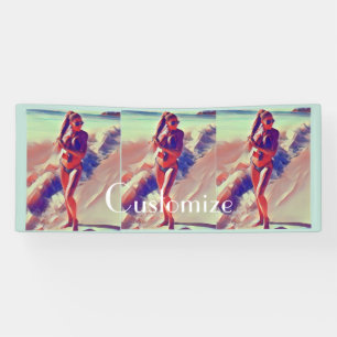 Banderoles Beach Girl Thunder_Cove
