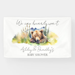 Banderoles Bearly wait mignon ourson baby shower
