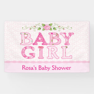Banderoles Bébé, baby shower chic de pays