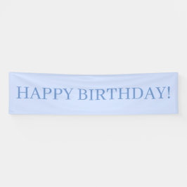 Banderoles Bébé bleu joyeux anniversaire