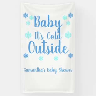 Banderoles Bébé Il fait froid dehors