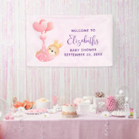 Bébé mignon dans un Baby shower de couverture de c
