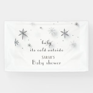 Banderoles bébé son froid Baby shower extérieur