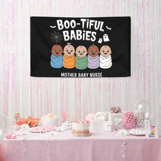 Banderoles Bébés Bootiful Infirmière Mère Bébé Halloween  (Fête)