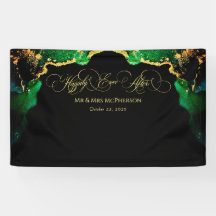 Belle Mariage Emerald Black Gold