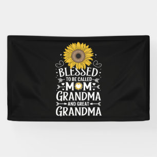 Banderoles Béni D'Être Appelé Maman Grand-Mère Grand Tourneso