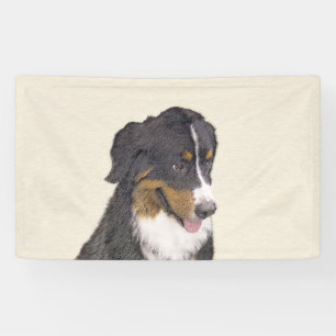 Banderoles Bernese Mountain Dog Painting - Original Dog Art