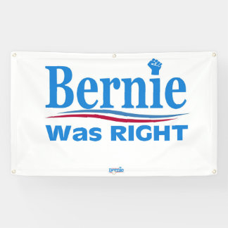 Banderoles Bernie avait raison