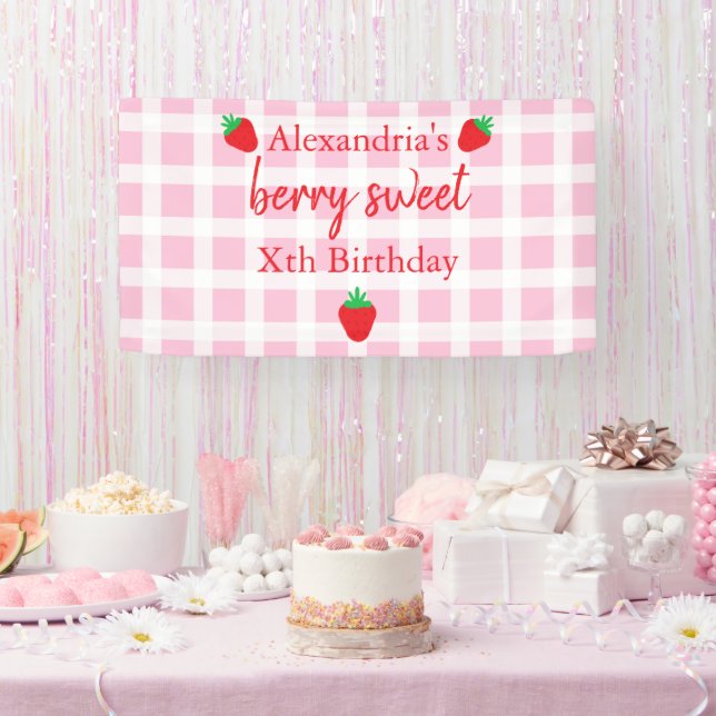 Banderoles Berry Sweet Anniversaire (Fête)
