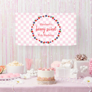 Banderoles Berry Sweet Anniversaire