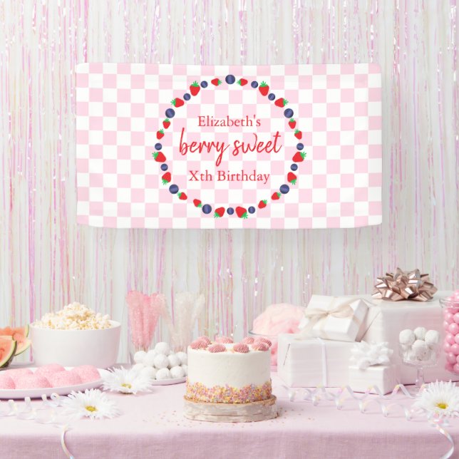 Banderoles Berry Sweet Anniversaire (Fête)