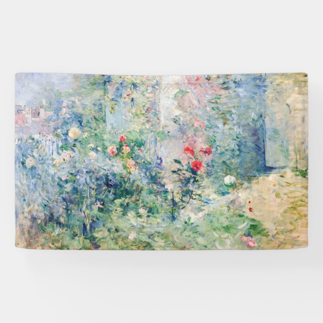 Banderoles Berthe Morisot - Le jardin à Bougival (Horizontal)