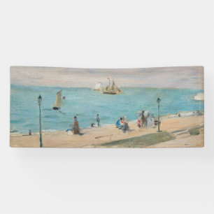 Banderoles Berthe Morisot - Sur la plage, Les Petites-Dalles