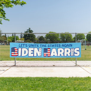 Banderoles Biden Harris 2020 unifier à nouveau les États
