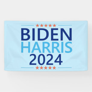 Banderoles Biden Harris 2024 pour Président Élection US