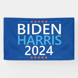 Banderoles Biden Harris 2024 pour Président Élection US