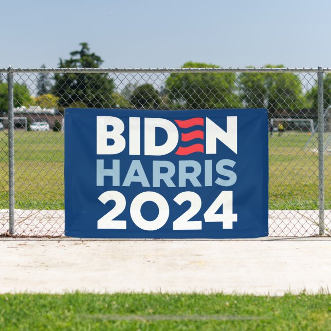 Banderoles Biden Harris 2024 Président Joe Biden (Insitu)