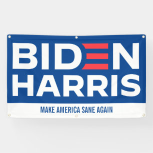 Banderoles Biden Harris Personnalisé Légende Élection du p