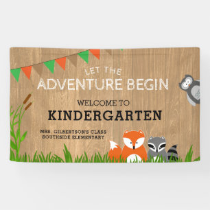 Banderoles Bienvenue À Kindergarten Animal Adventure