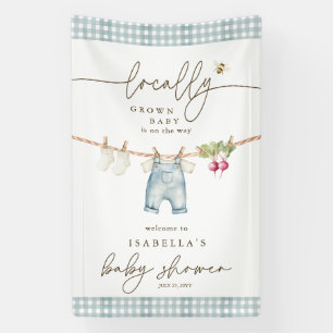 Banderoles Bienvenue à la Baby Shower Marché de Producteurs L