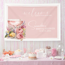 Bienvenue à la Baby Shower Petals, Pearls & Prosec