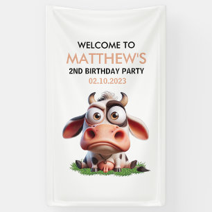Banderoles Bienvenue à la fête d'anniversaire des 2 ans de la