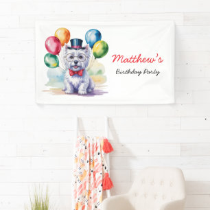 Banderoles Bienvenue à la fête d'anniversaire des enfants ave