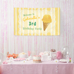 Banderoles Bienvenue à la fête d'anniversaire des enfants ave