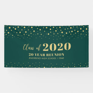 Banderoles Bienvenue à la soirée de retrouvailles de classe G