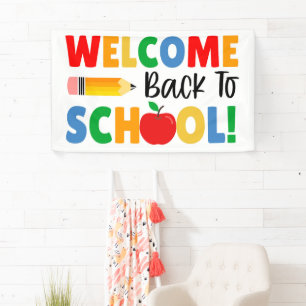 Banderoles bienvenue à l'école