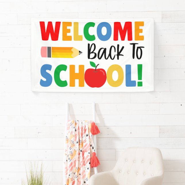 Banderoles bienvenue à l'école (En situation)