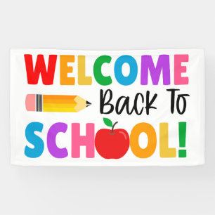 Banderoles bienvenue à l'école