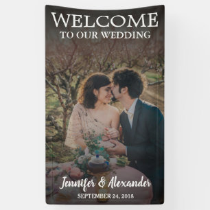 Banderoles Bienvenue à notre Mariage photo mariage complet
