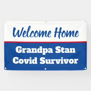 Banderoles Bienvenue Accueil Vidéo Survivant Nom Modèle