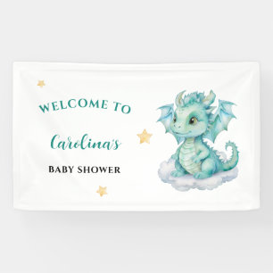 Banderoles Bienvenue au bébé dragon