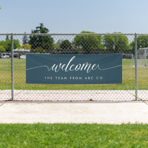 Banderoles Bienvenue Banner Poster Vinyl Faire-part personnal