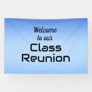Banderoles Bienvenue dans notre Réunion de Classe