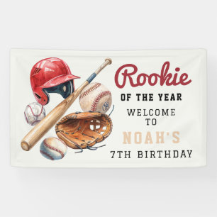 Banderoles Bienvenue pour l'anniversaire du jeune rookie de b