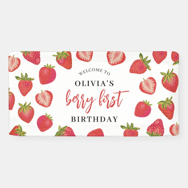 Banderoles Bienvenue pour le 1er anniversaire de la première  (Horizontal)