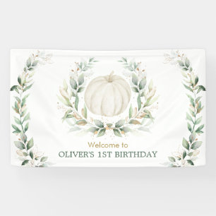 Banderoles Bienvenue pour le 1er anniversaire de l'élégante c