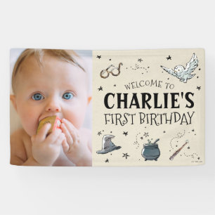 Banderoles Bienvenue pour le premier anniversaire de Harry Po
