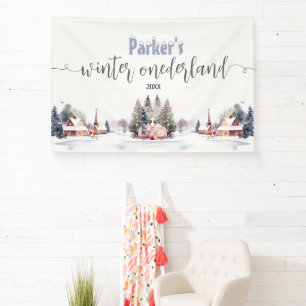 Banderoles Bienvenue pour le premier anniversaire de Winter o